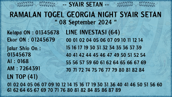 Prediksi Georgia Night