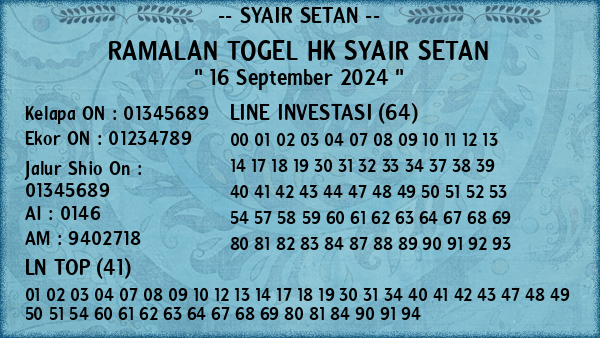 Prediksi HK