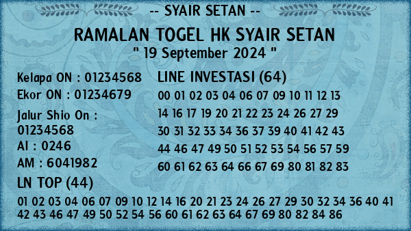 Prediksi HK