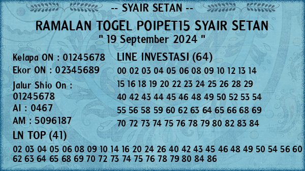 Prediksi Poipet15