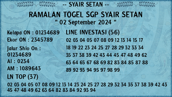 Prediksi SGP