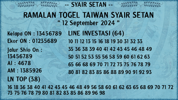 Prediksi Taiwan