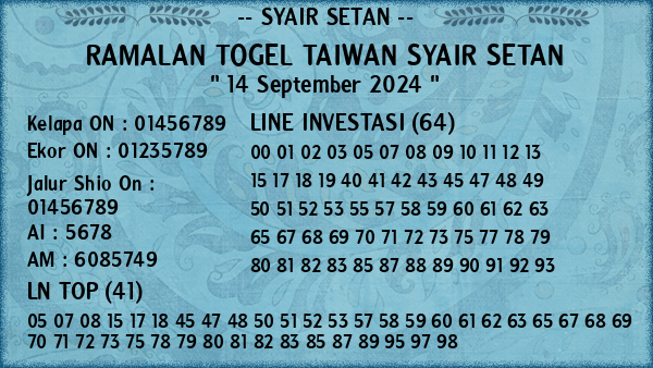 Prediksi Taiwan