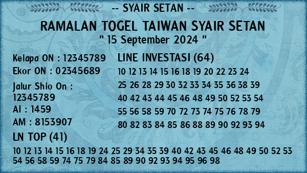 Prediksi Taiwan